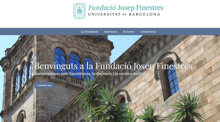 La Fundació Josep Finestres, l'Hospital Odontològic UB i l'Hospital Podològic UB renoven les seves pàgines web.